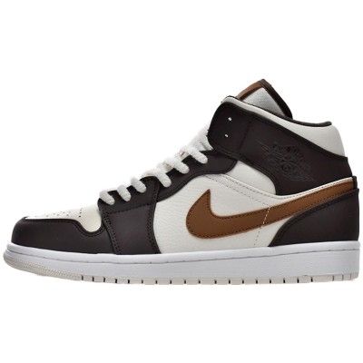 Air Jordan 1 Mid SE 'Cream Dark Chocolate'