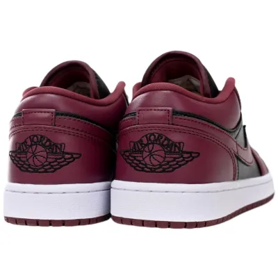 Air Jordan 1 Low 'Black Dark Beetroot (Women's)