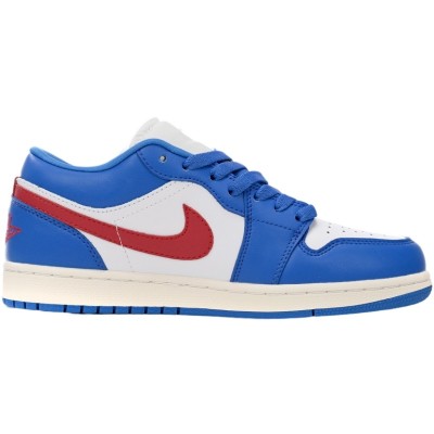 Air Jordan 1 Low 'Sport Blue Gym Red' (Women's)