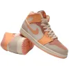 Air Jordan 1 Mid 'Apricot Orange' (Women's)