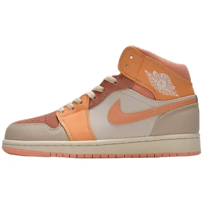 Air Jordan 1 Mid 'Apricot Orange' (Women's)