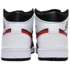 Air Jordan 1 Mid 'Black Chile Red White'