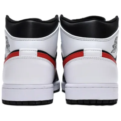 Air Jordan 1 Mid 'Black Chile Red White'