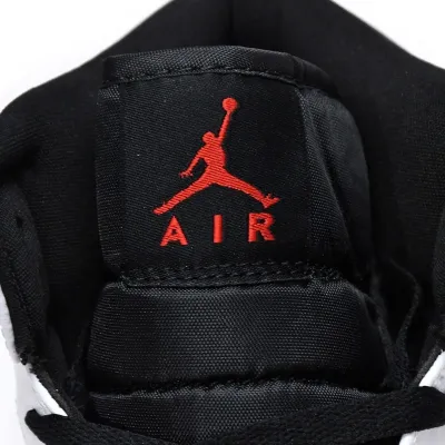 Air Jordan 1 Mid 'Black Chile Red White'