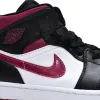 Air Jordan 1 Mid 'Bred Toe'