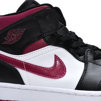 Air Jordan 1 Mid 'Bred Toe'