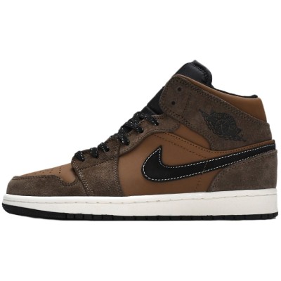 Air Jordan 1 Mid 'Dark Chocolate'