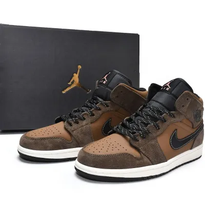 Air Jordan 1 Mid 'Dark Chocolate'