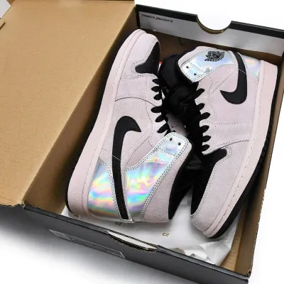 Air Jordan 1 Mid 'Dirty Powder Iridescent'