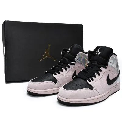 Air Jordan 1 Mid 'Dirty Powder Iridescent'