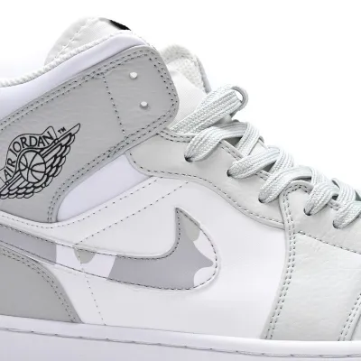Air Jordan 1 Mid 'Grey Camo'