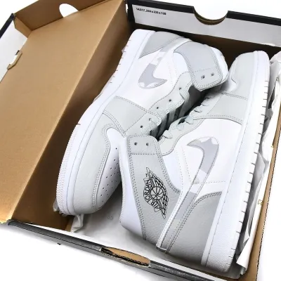 Air Jordan 1 Mid 'Grey Camo'