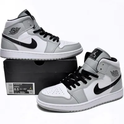 Air Jordan 1 Mid 'Light Smoke Grey' 2020