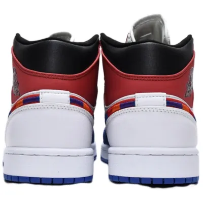Air Jordan 1 Mid 'Multi-Color Swoosh'