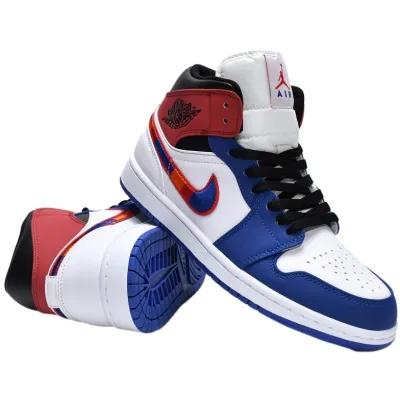 Air Jordan 1 Mid 'Multi-Color Swoosh'