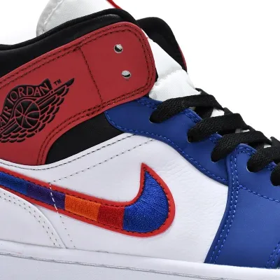 Air Jordan 1 Mid 'Multi-Color Swoosh'