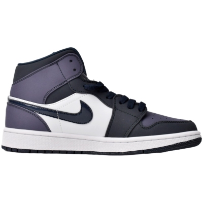 Air Jordan 1 Mid 'Obsidian Sanded Purple'