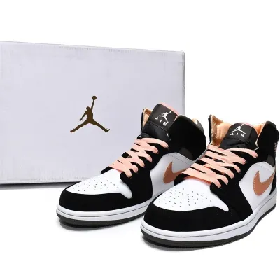 Air Jordan 1 Mid 'Peach Mocha' (Women's)