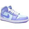 Air Jordan 1 Mid 'Purple Aqua'