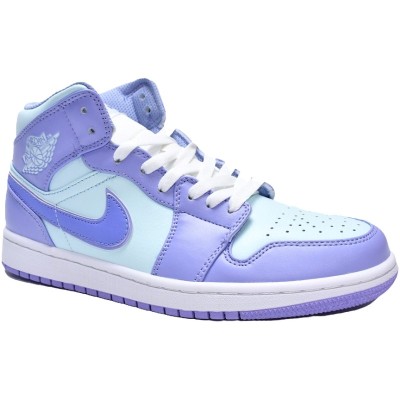 Air Jordan 1 Mid 'Purple Aqua'