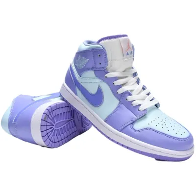 Air Jordan 1 Mid 'Purple Aqua'