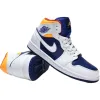 Air Jordan 1 Mid 'Royal Blue Laser Orange'
