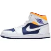 Air Jordan 1 Mid 'Royal Blue Laser Orange'