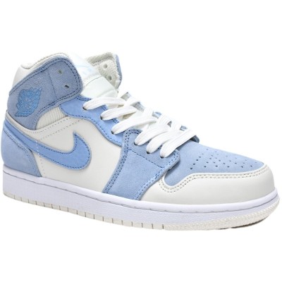 Air Jordan 1 Mid 'Sail Light Blue'
