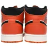 Air Jordan 1 Mid 'Team Orange Black'