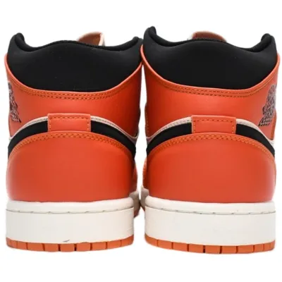 Air Jordan 1 Mid 'Team Orange Black'