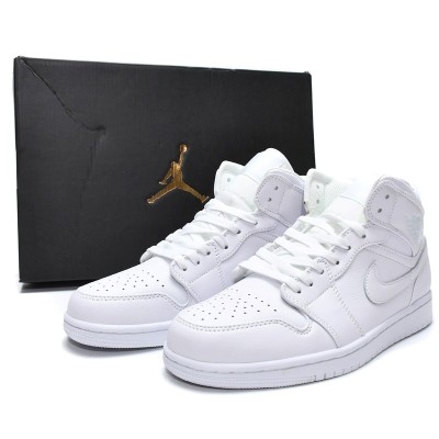 Air Jordan 1 Mid 'Triple White'