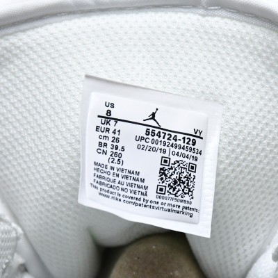Air Jordan 1 Mid 'Triple White'