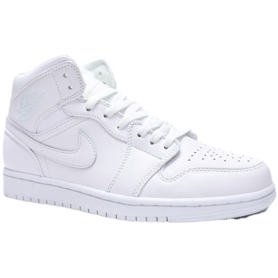 Air Jordan 1 Mid 'Triple White'