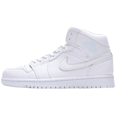 Air Jordan 1 Mid 'Triple White'