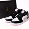 Air Jordan 1 Mid 'White Black Light Arctic Pink' (GS)