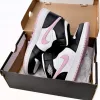 Air Jordan 1 Mid 'White Black Light Arctic Pink' (GS)