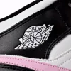 Air Jordan 1 Mid 'White Black Light Arctic Pink' (GS)