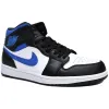 Air Jordan 1 Mid 'White Black Racer Blue'