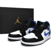 Air Jordan 1 Mid 'White Black Racer Blue'
