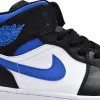 Air Jordan 1 Mid 'White Black Racer Blue'