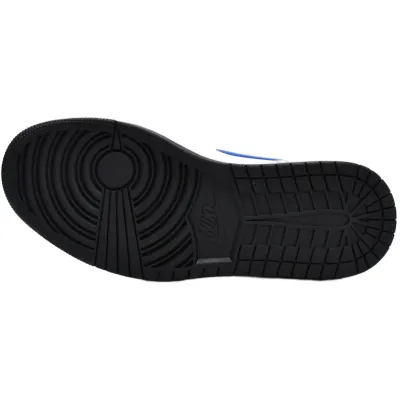 Air Jordan 1 Mid 'White Black Racer Blue'