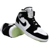 Air Jordan 1 Mid 'White Black Teal Tint' (GS)