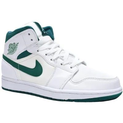 Air Jordan 1 Mid 'White Mystic Green'