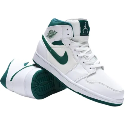 Air Jordan 1 Mid 'White Mystic Green'