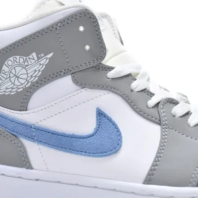 Air Jordan 1 Mid 'Wolf Grey Aluminum' (Women's)