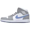 Air Jordan 1 Mid 'Wolf Grey Aluminum' (Women's)