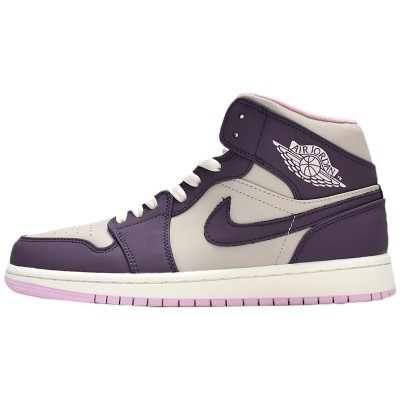 Air Jordan 1 Mid Pro 'Purple Desert Sand' (GS)
