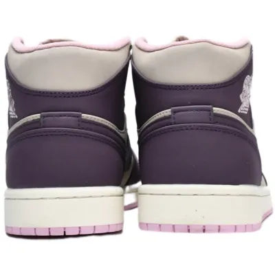 Air Jordan 1 Mid Pro 'Purple Desert Sand' (GS)