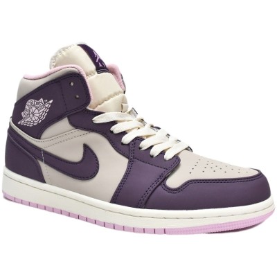 Air Jordan 1 Mid Pro 'Purple Desert Sand' (GS)