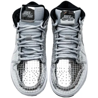 Air Jordan 1 Mid SE 'Disco Metallic Silver' (Women's)